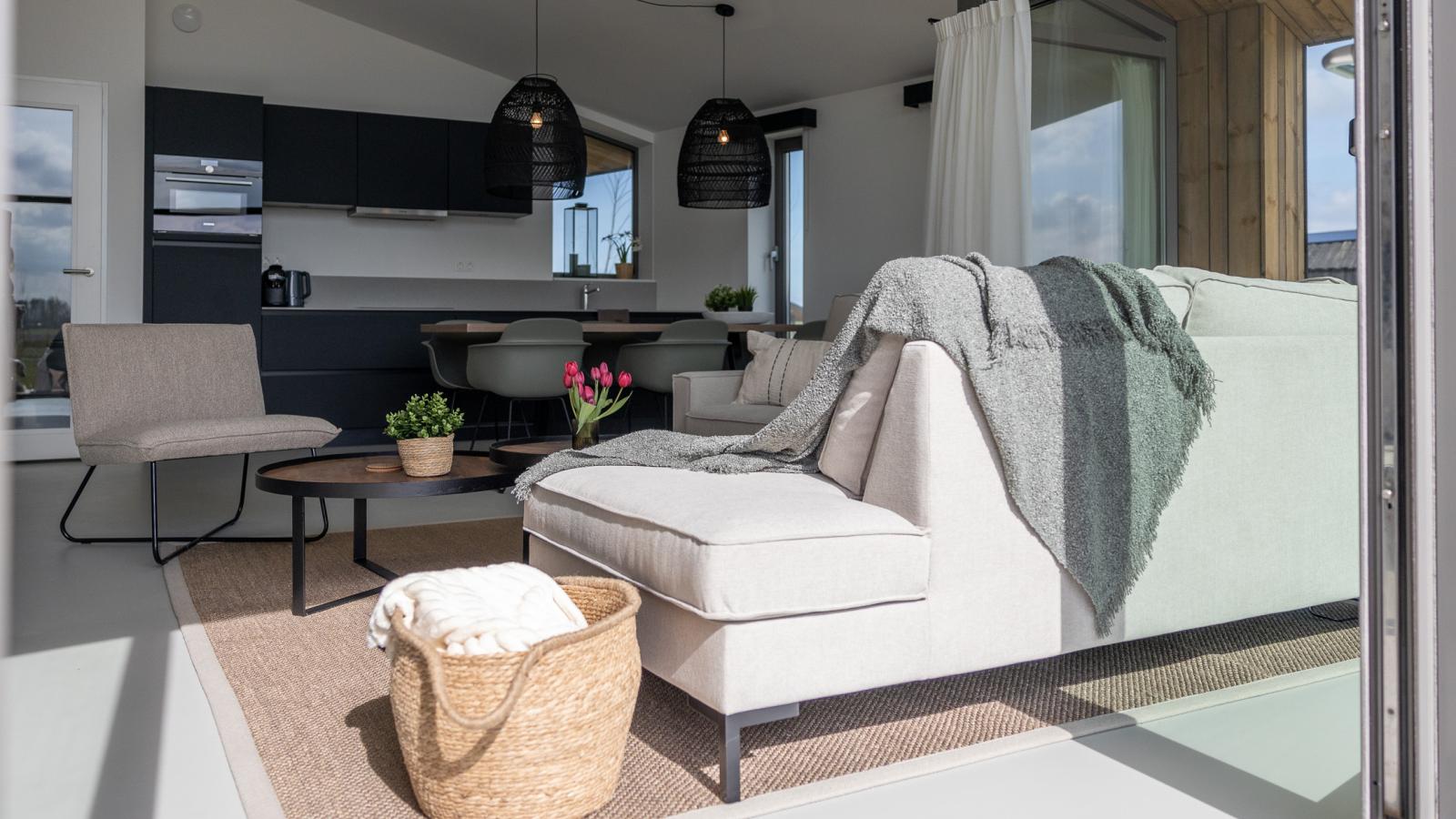 Natuurhuis Oeverlicht - Woonkamer