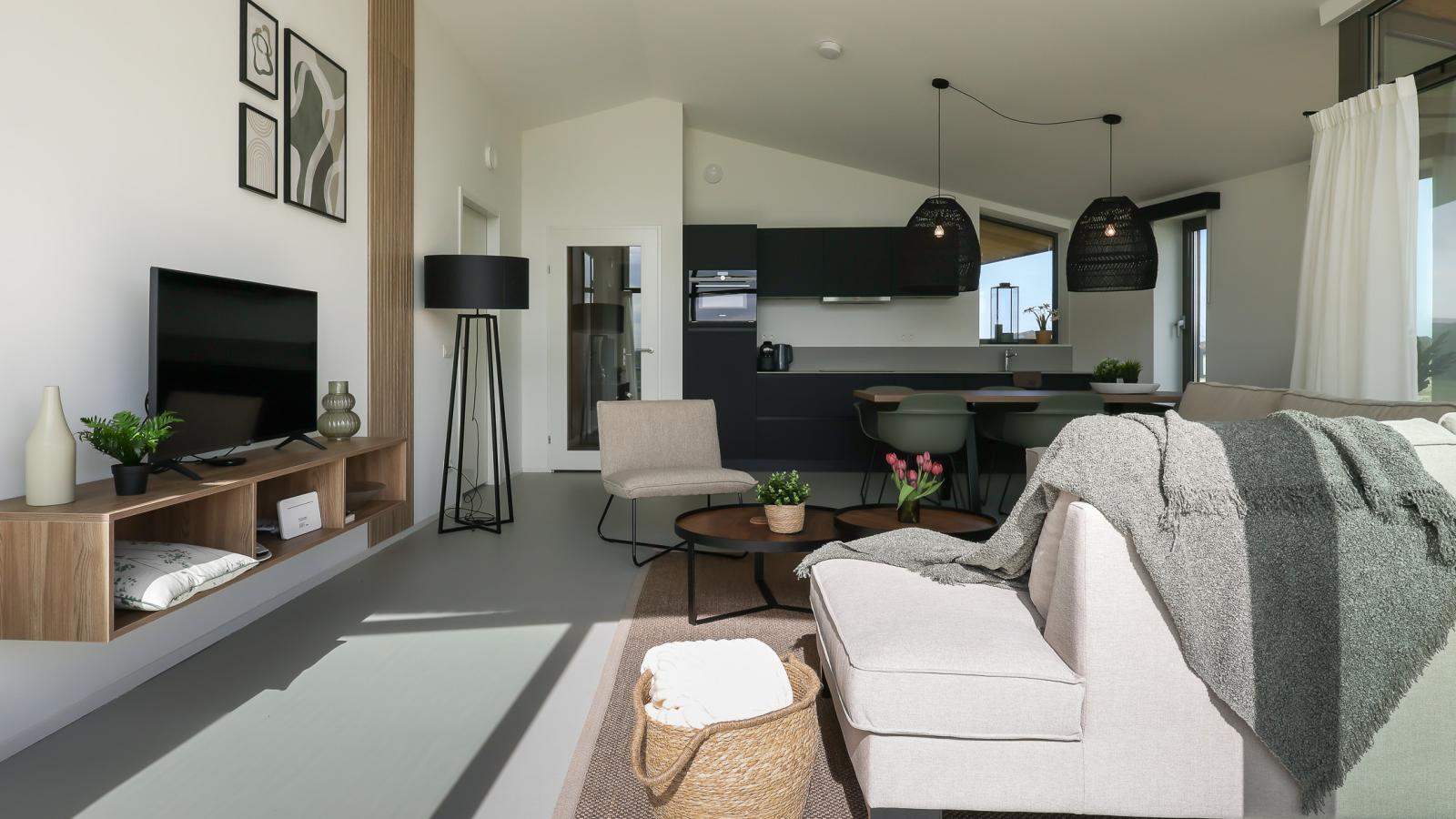 Natuurhuis Oeverlicht - Woonkamer