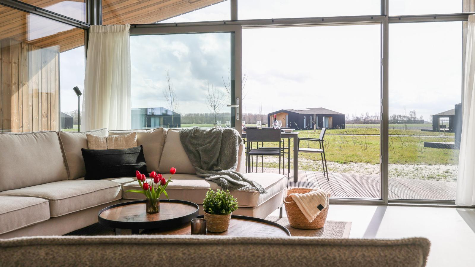 Natuurhuis Oeverlicht - Woonkamer