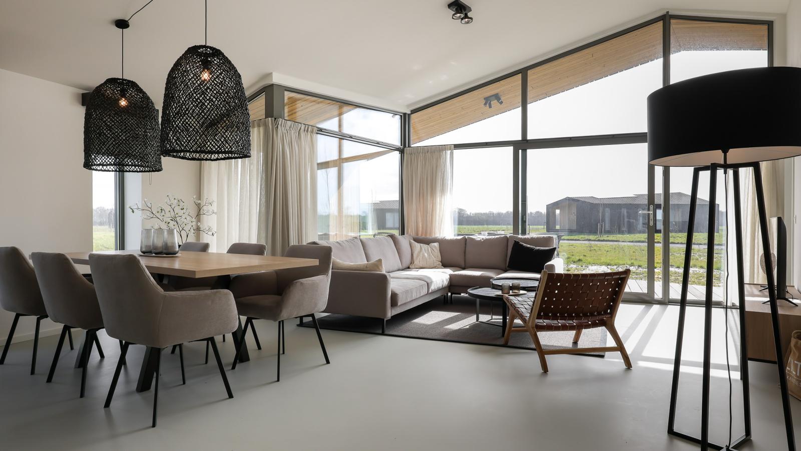 Natuurhuis Veldbries - Woonkamer