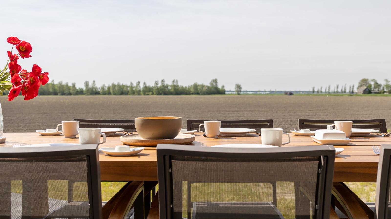 Natuurhuis Rietzoom - Uitzicht zomer