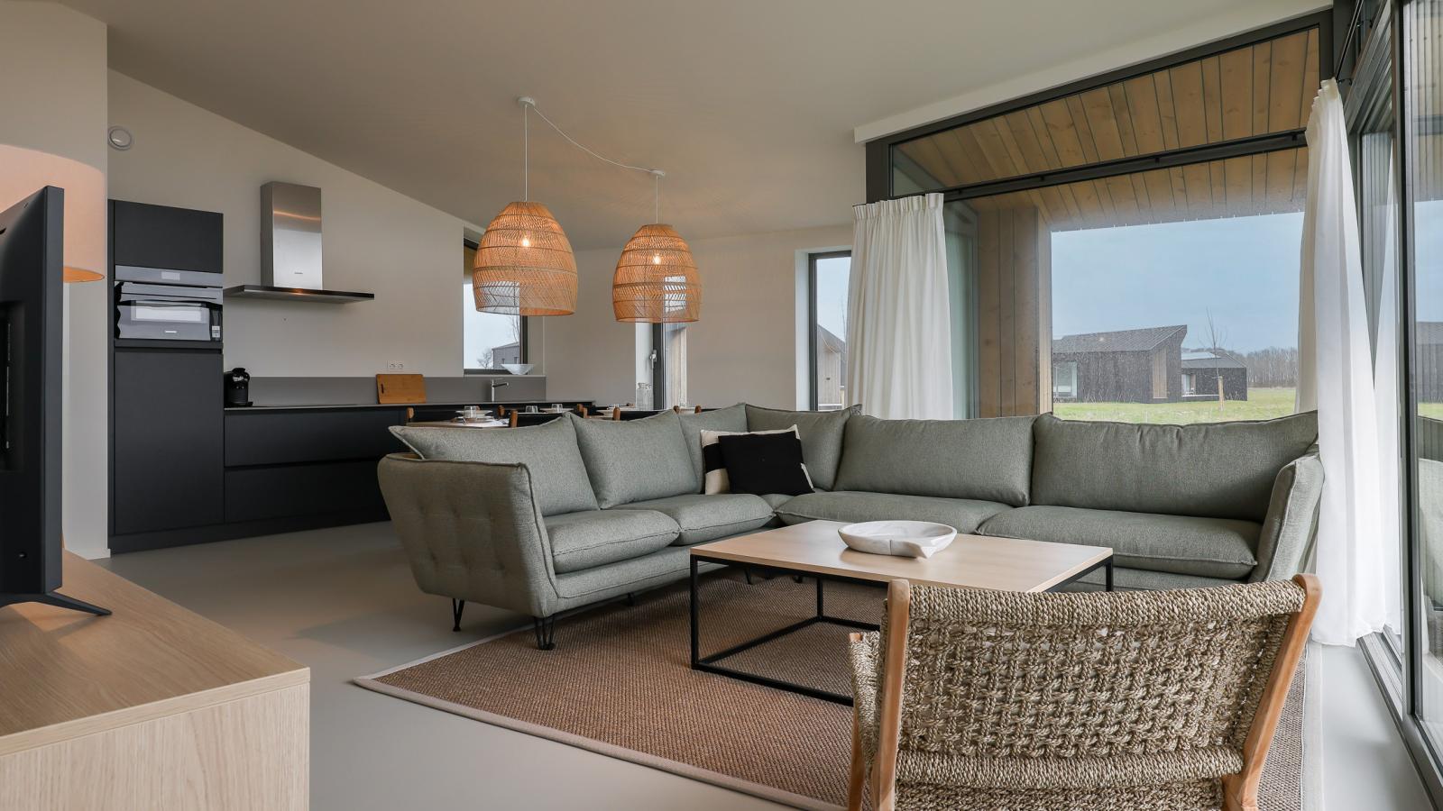 Natuurhuis Morgenwei - Woonkamer