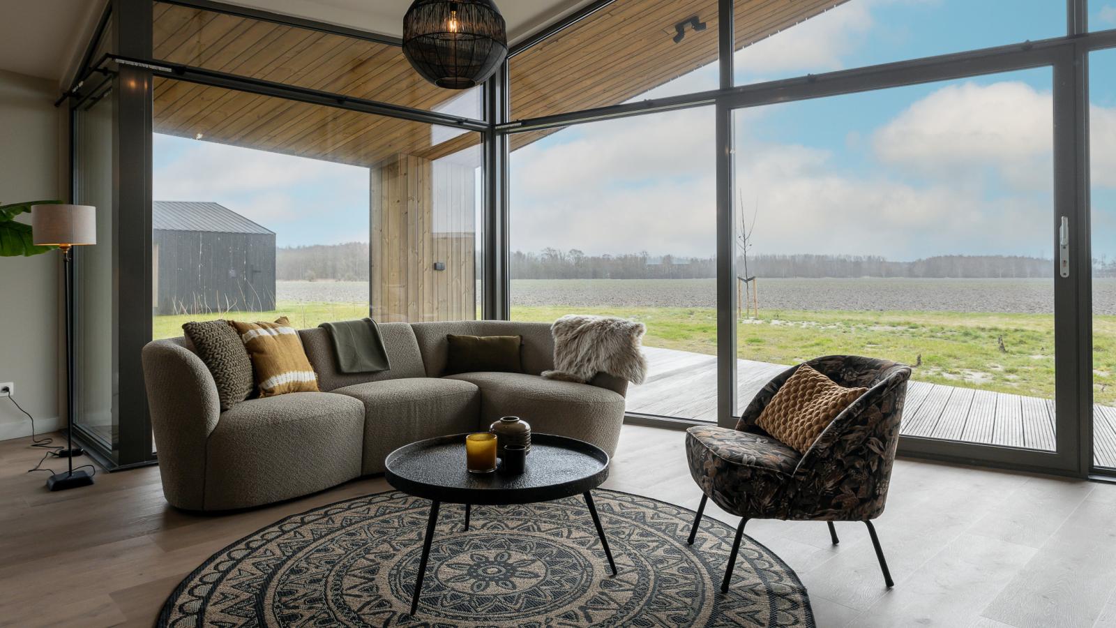 Natuurhuis Zilte stilte - Woonkamer