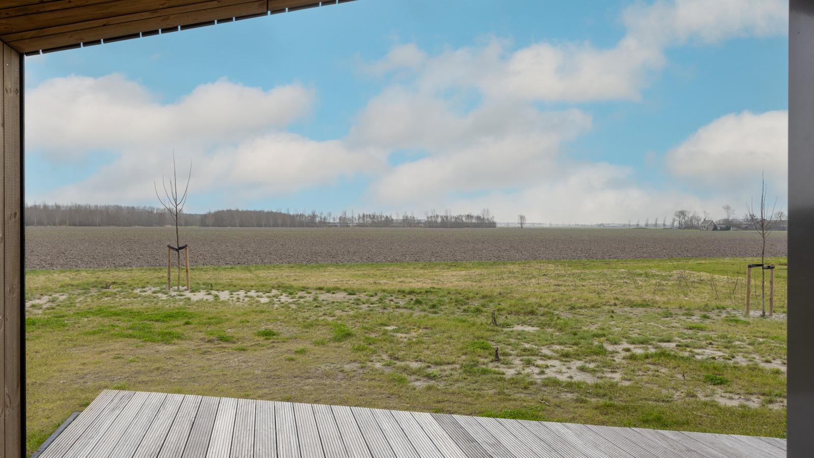 Natuurhuis Zilte stilte - Uitzicht zomer
