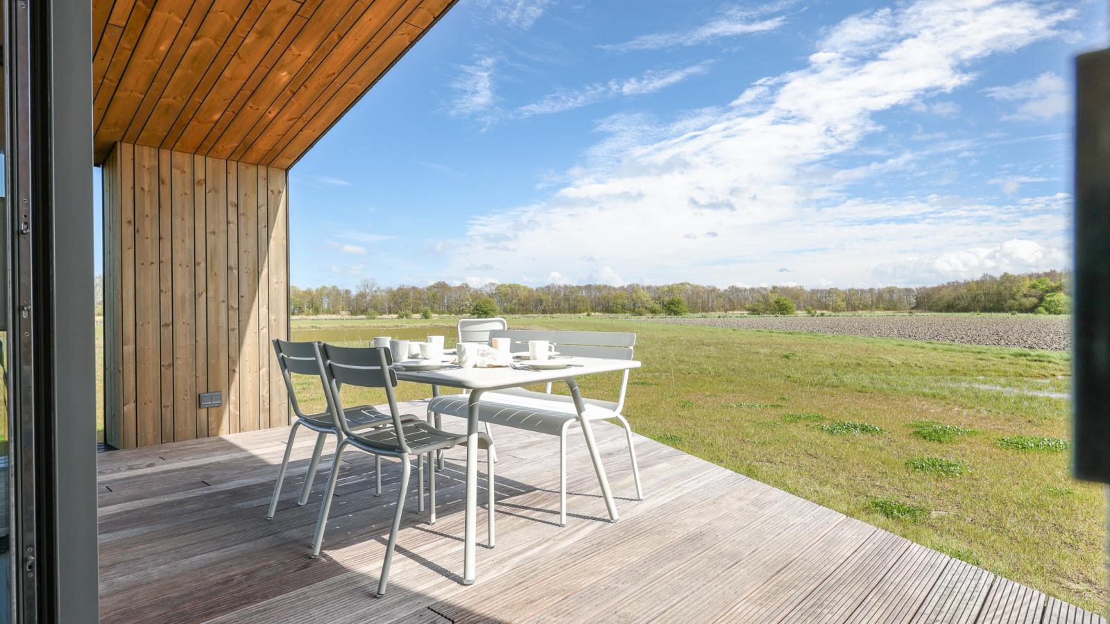 Natuurhuis Oeverzicht - Uitzicht zomer