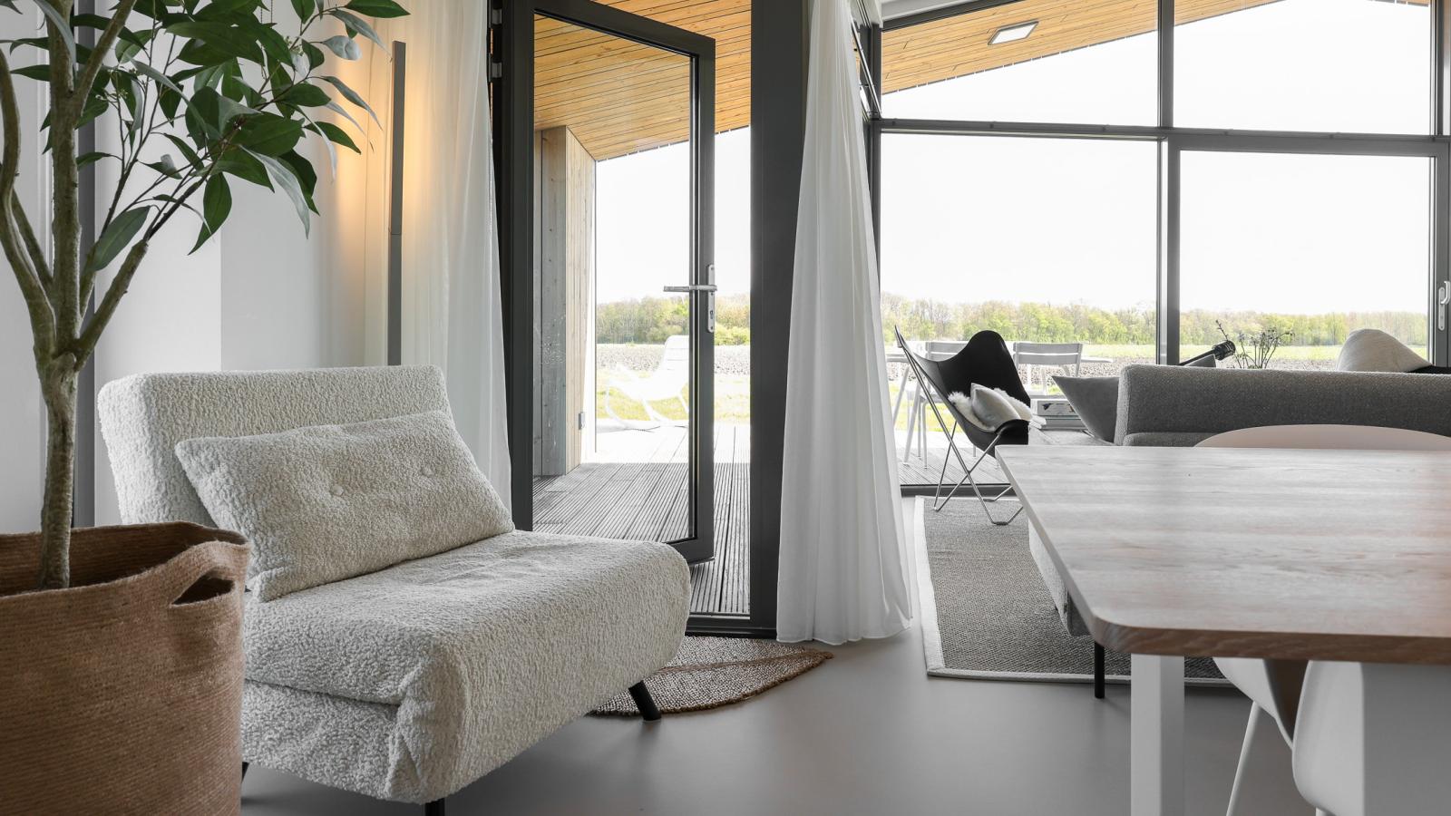 Natuurhuis Oeverzicht - Woonkamer