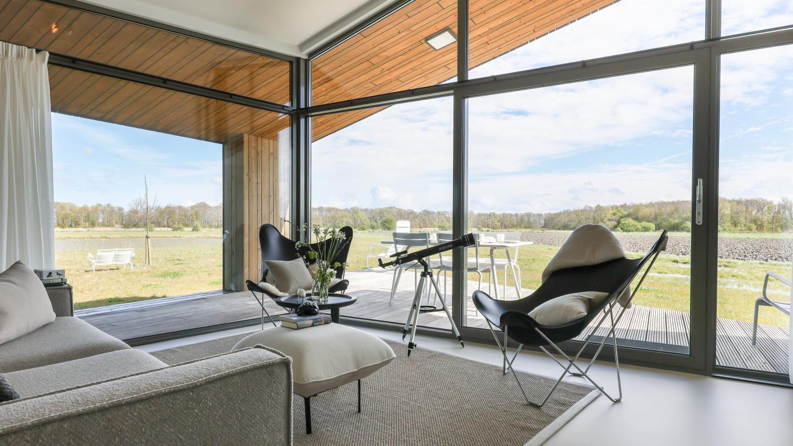 Natuurhuis Oeverzicht - Woonkamer