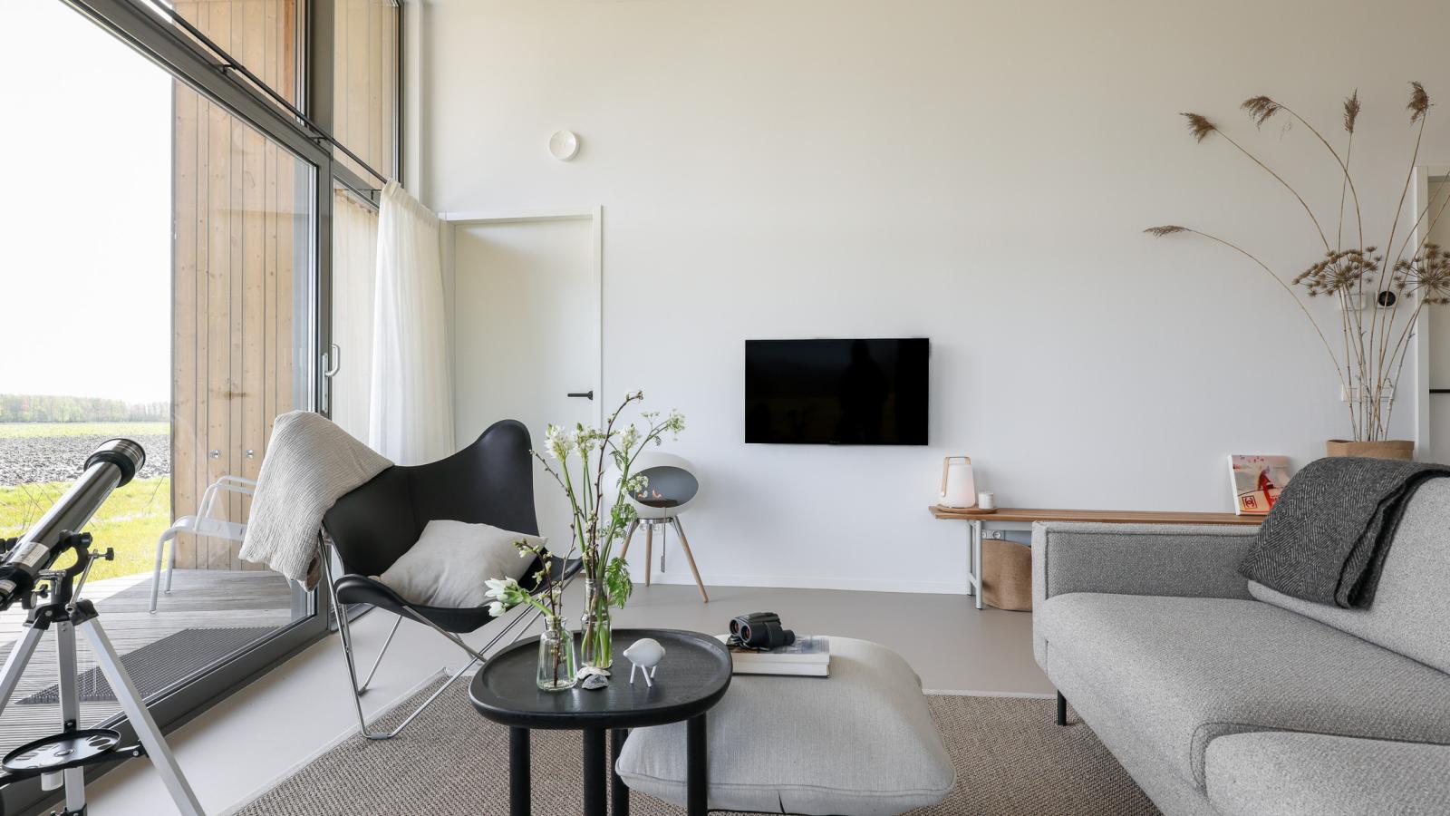 Natuurhuis Oeverzicht - Woonkamer