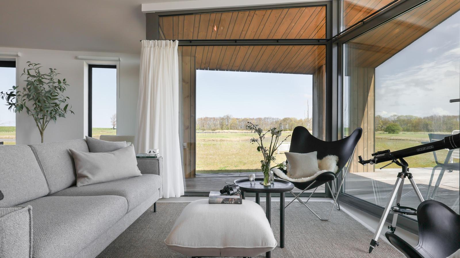 Natuurhuis Oeverzicht - Woonkamer