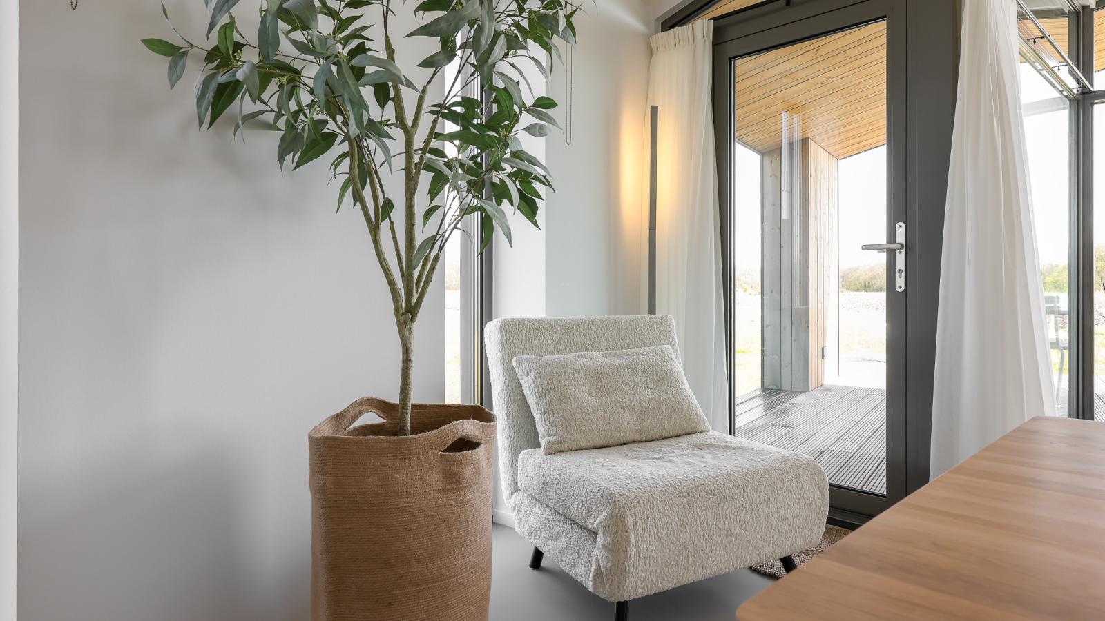 Natuurhuis Oeverzicht - Woonkamer