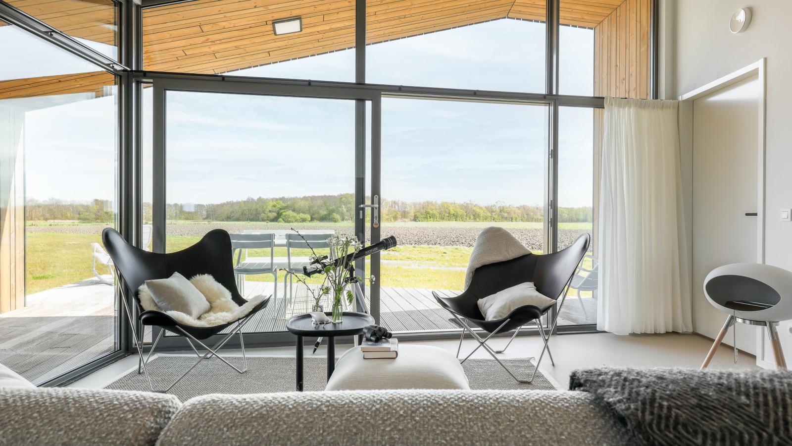 Natuurhuis Oeverzicht - Woonkamer