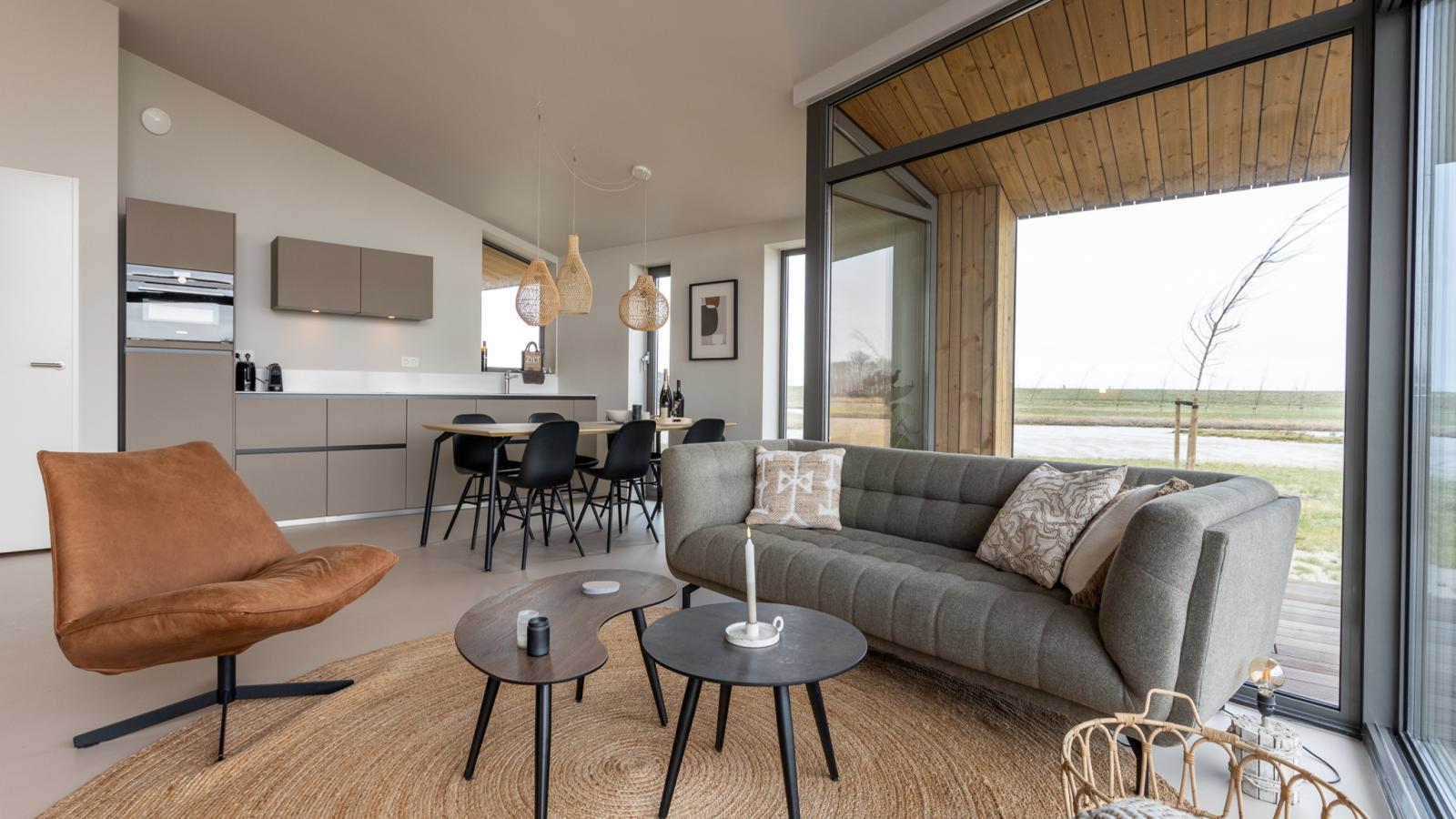 Natuurhuis Waterrand - Woonkamer