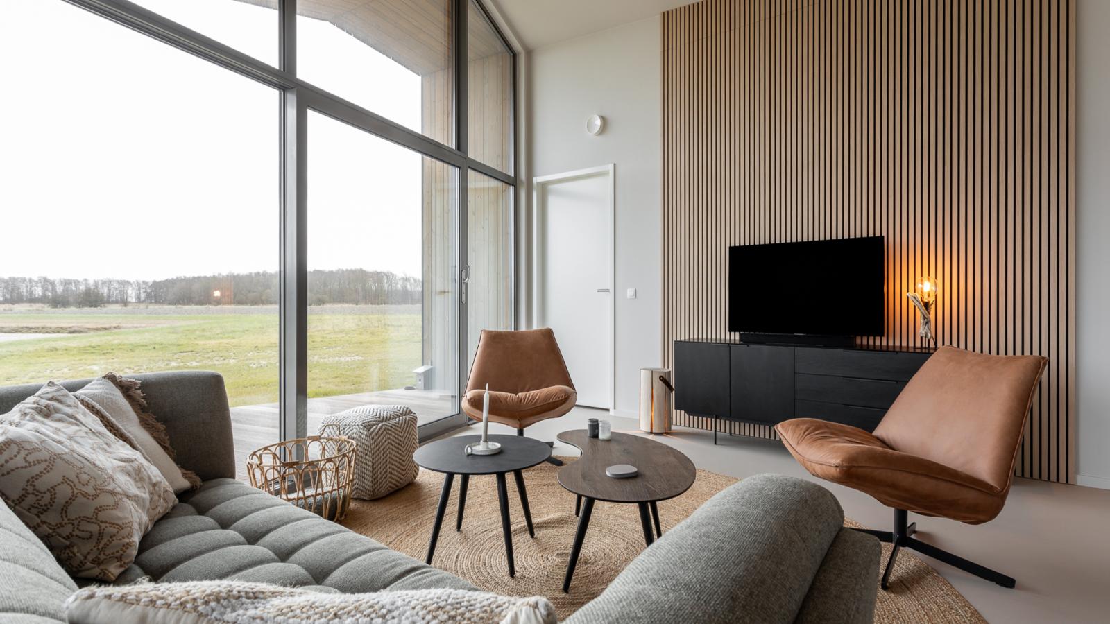 Natuurhuis Waterrand - Woonkamer