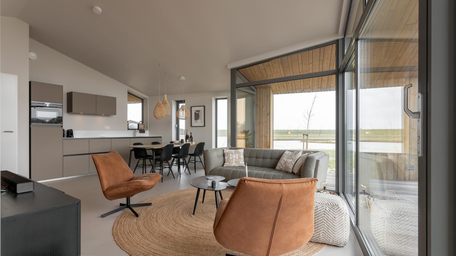 Natuurhuis Waterrand - Woonkamer