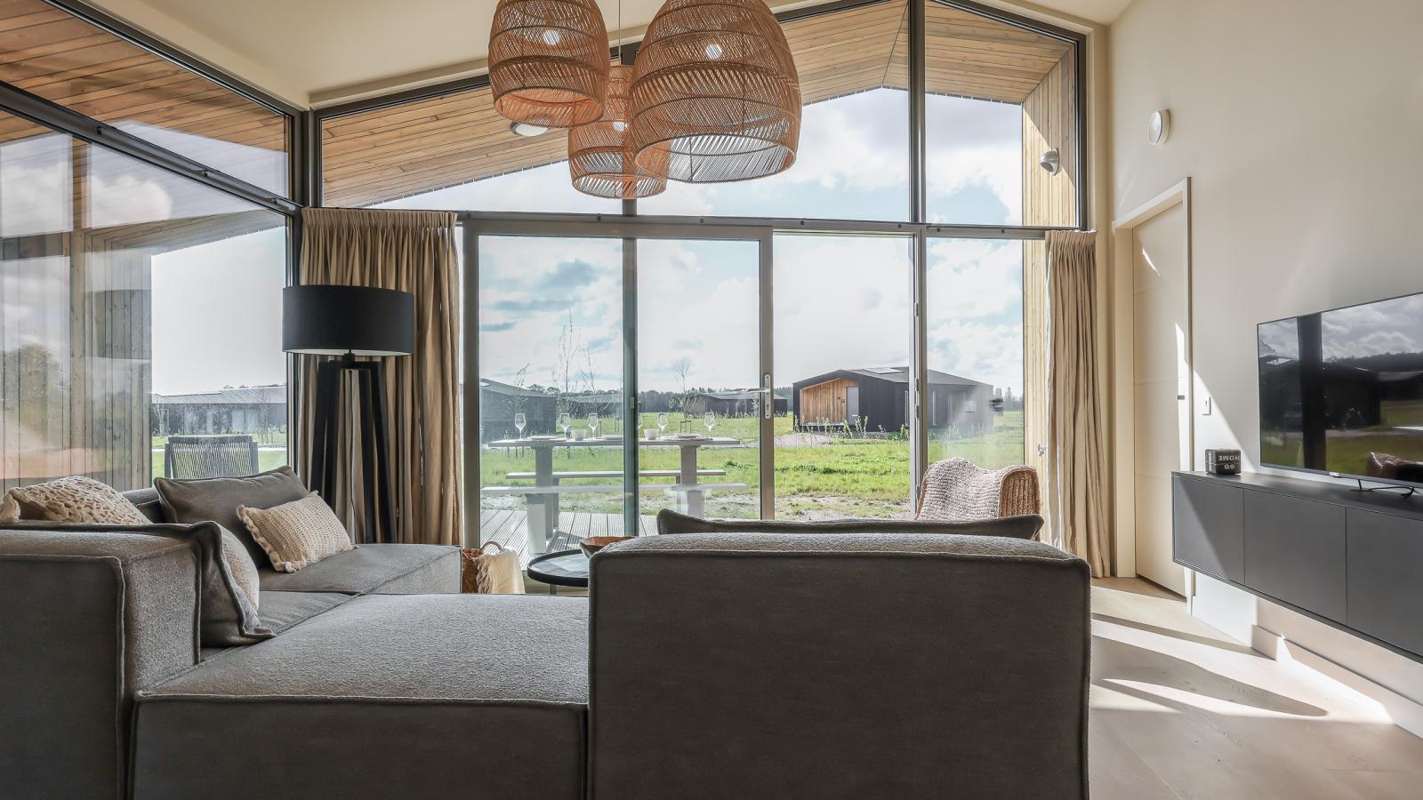 Natuurhuis Waterloop - Woonkamer