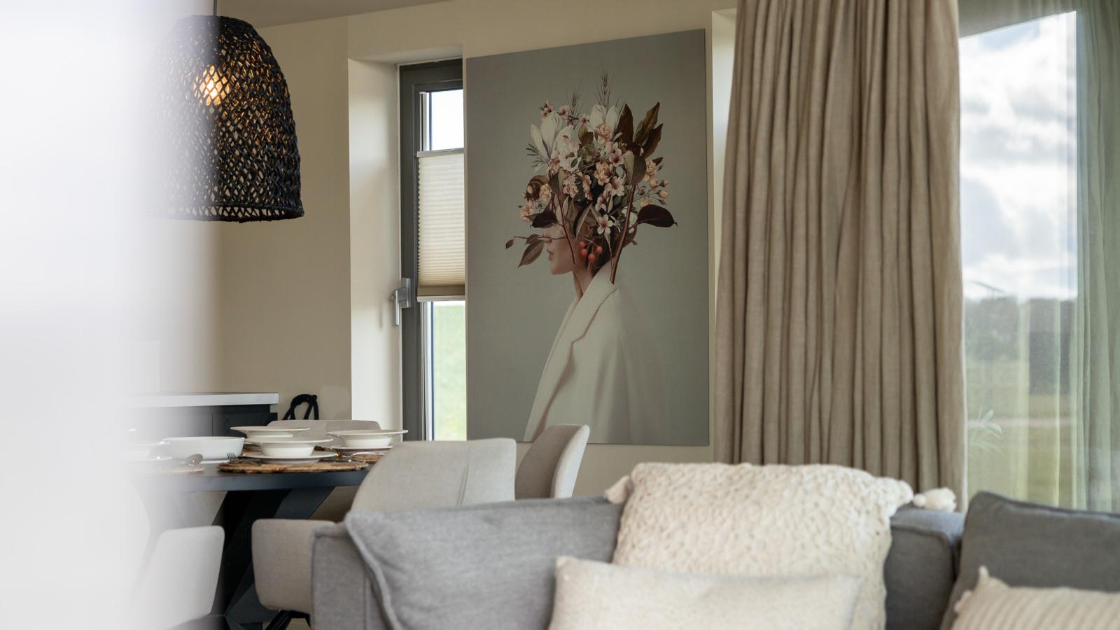 Natuurhuis Waterloop - Woonkamer