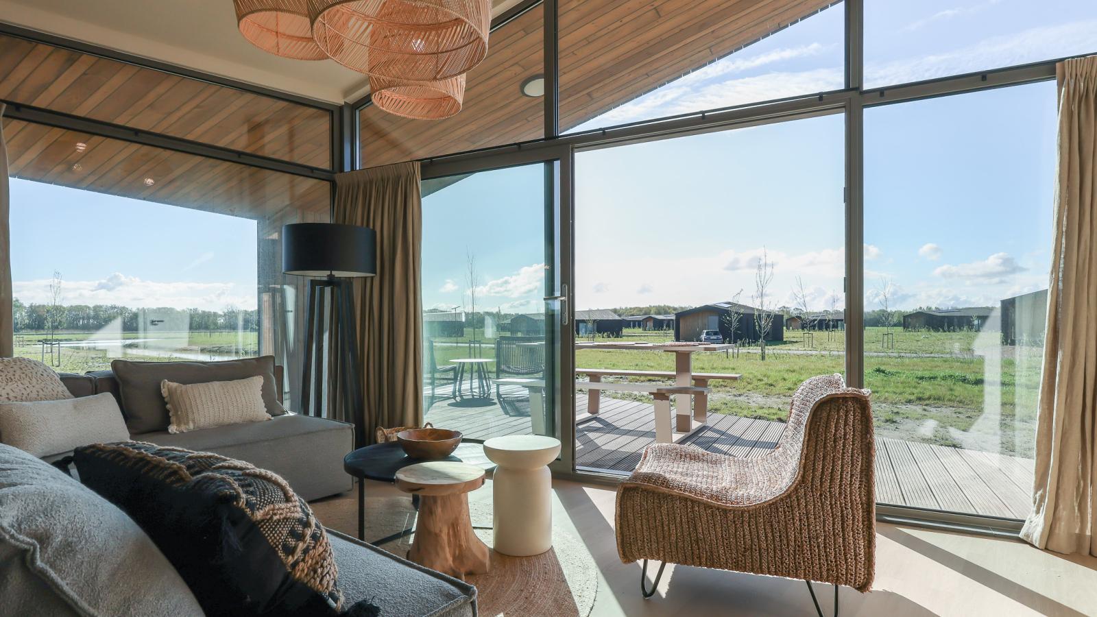 Natuurhuis Waterloop - Woonkamer