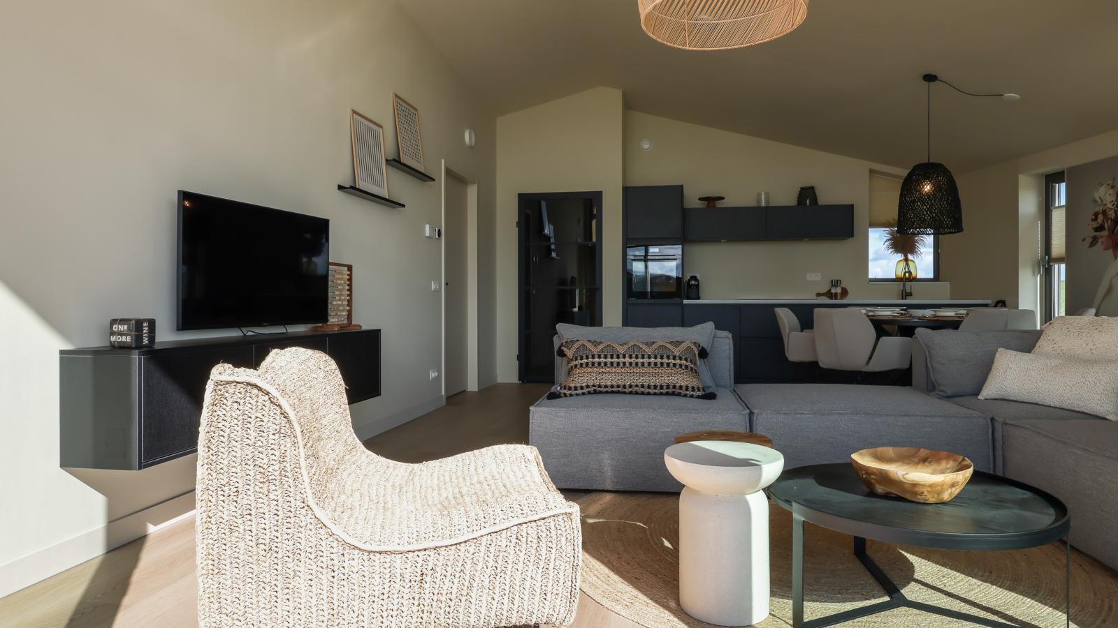 Natuurhuis Waterloop - Woonkamer