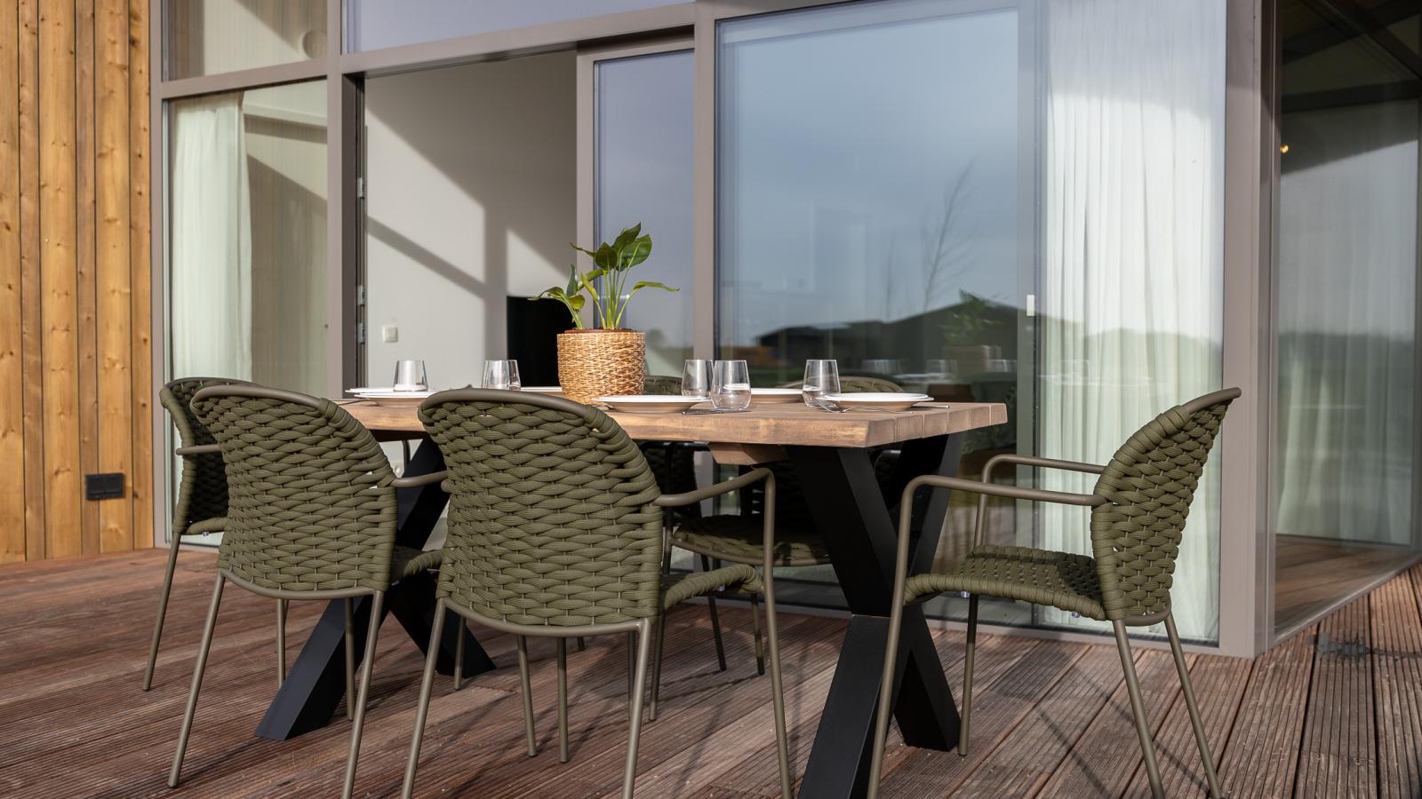 Natuurhuis Veerdijk - Terrasbalkon