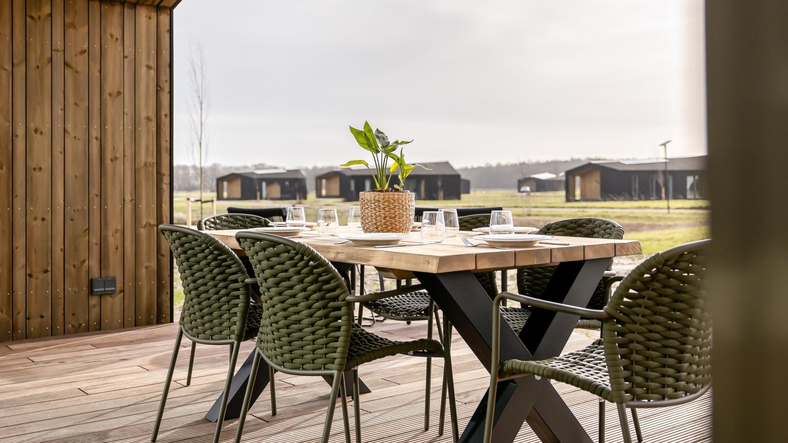 Natuurhuis Veerdijk - Terrasbalkon