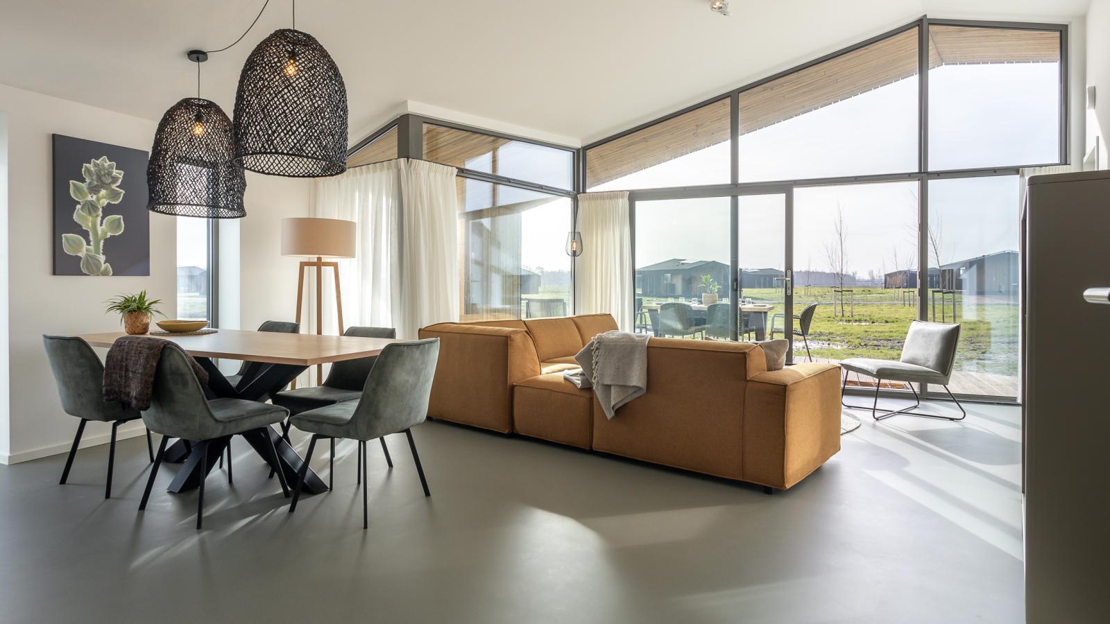 Natuurhuis Veerdijk - Woonkamer