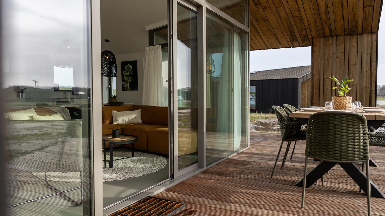 Natuurhuis Veerdijk - Terrasbalkon