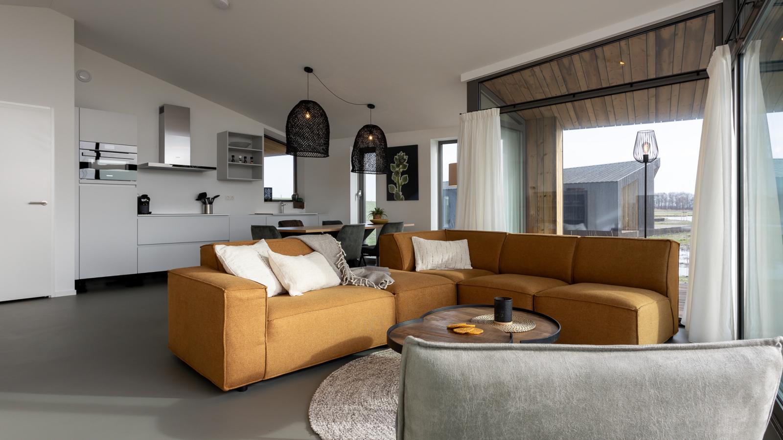 Natuurhuis Veerdijk - Woonkamer