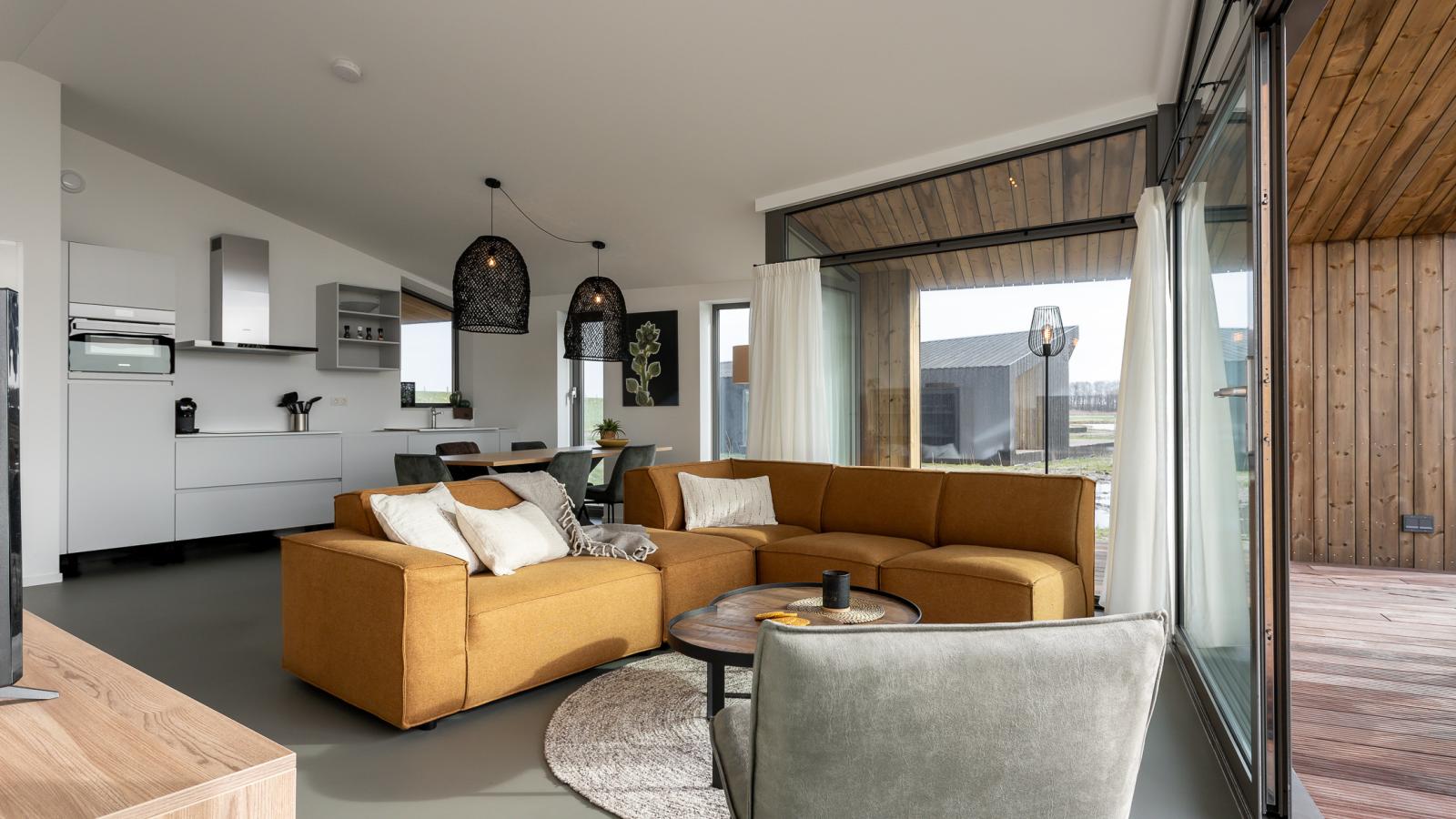 Natuurhuis Veerdijk - Woonkamer