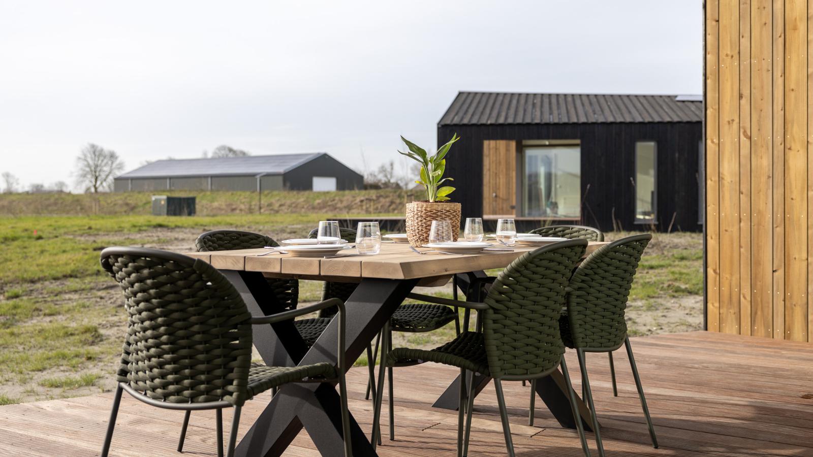 Natuurhuis Veerdijk - Terrasbalkon