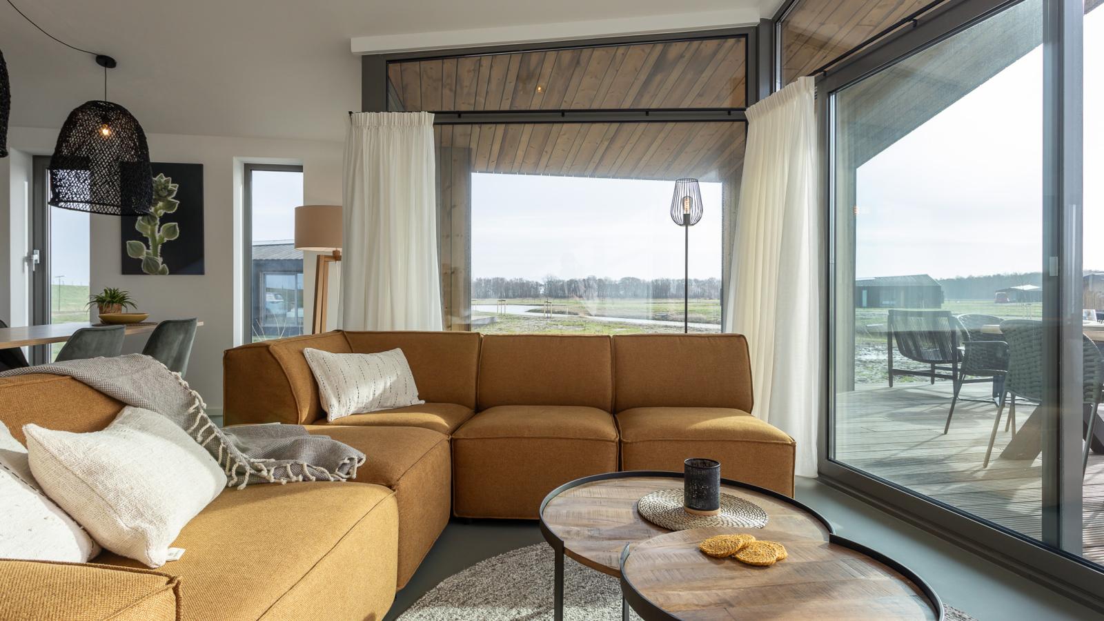 Natuurhuis Veerdijk - Woonkamer