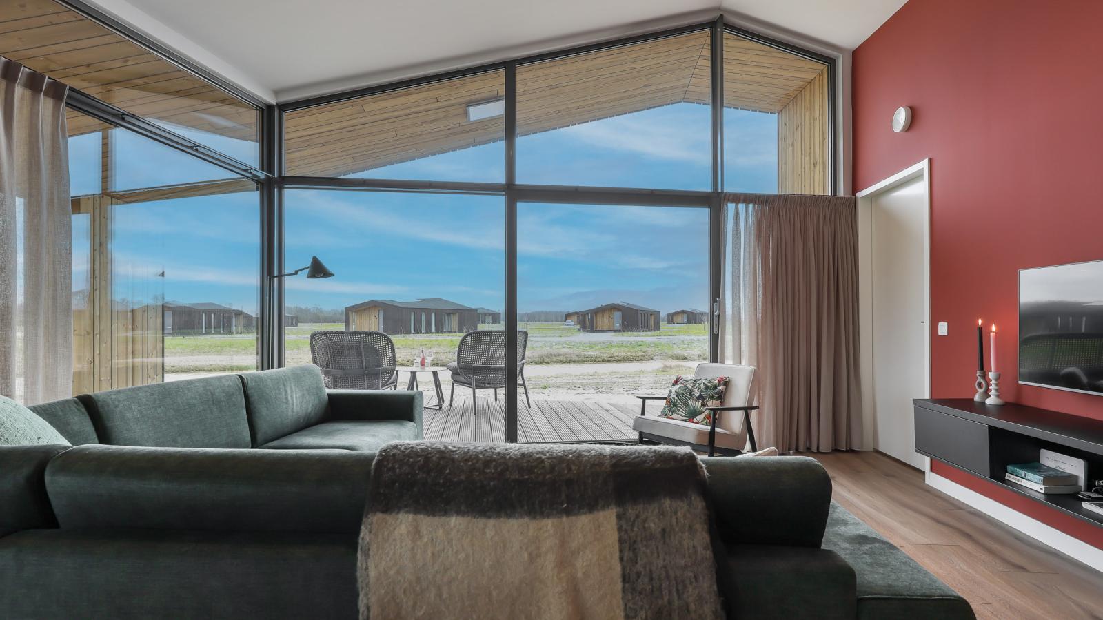 Natuurhuis Rietveer - Woonkamer