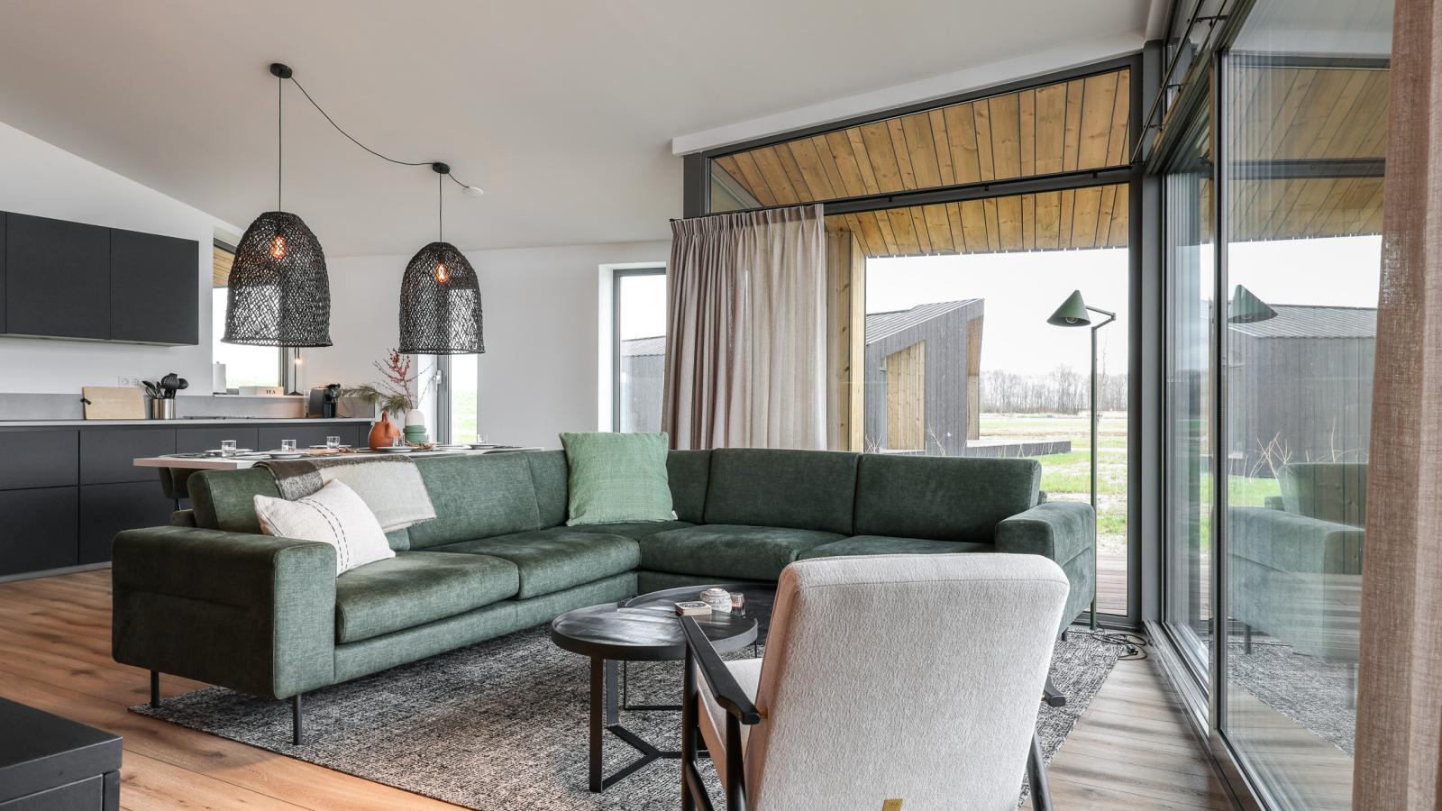 Natuurhuis Rietveer - Woonkamer