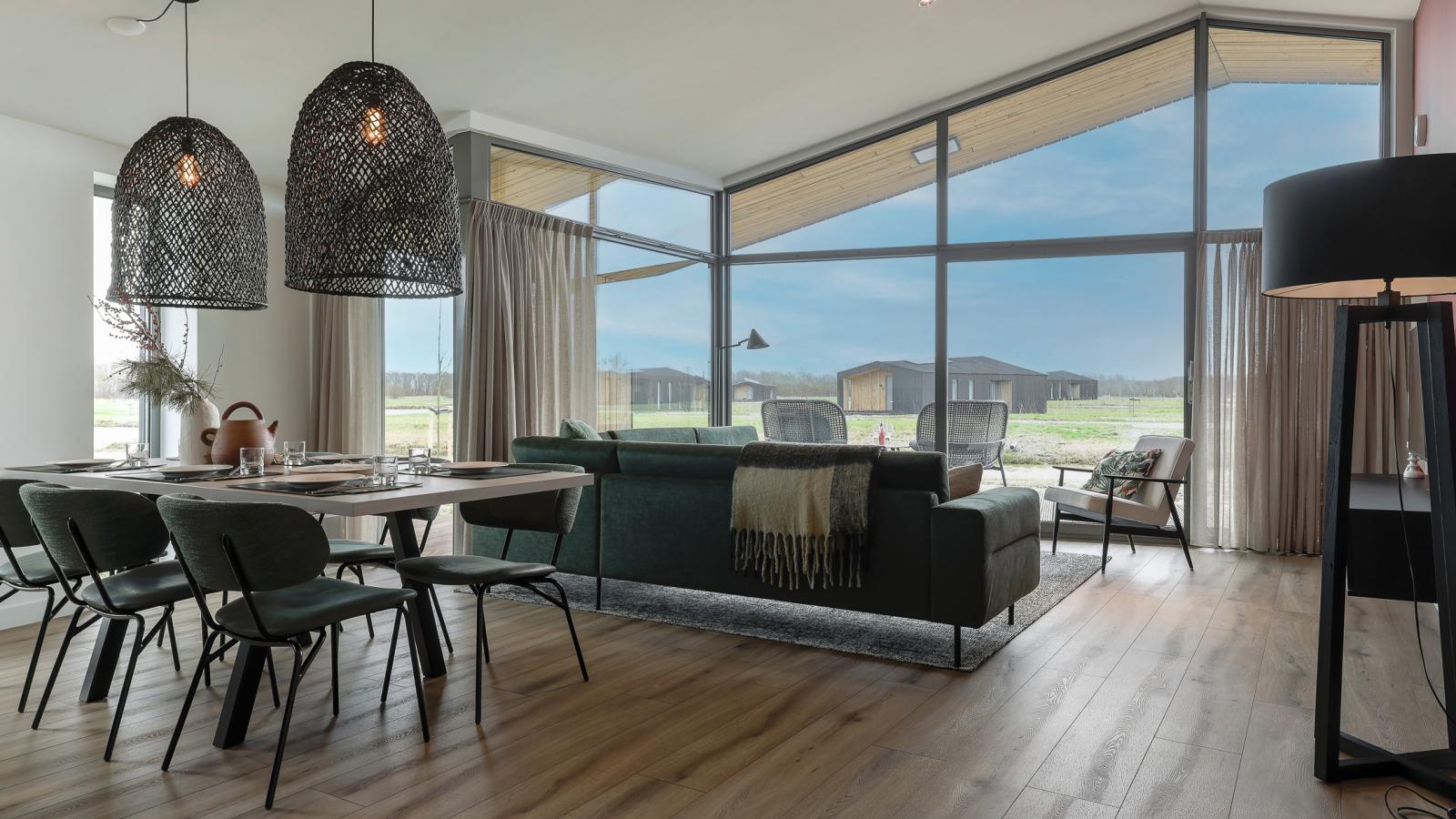 Natuurhuis Rietveer - Woonkamer