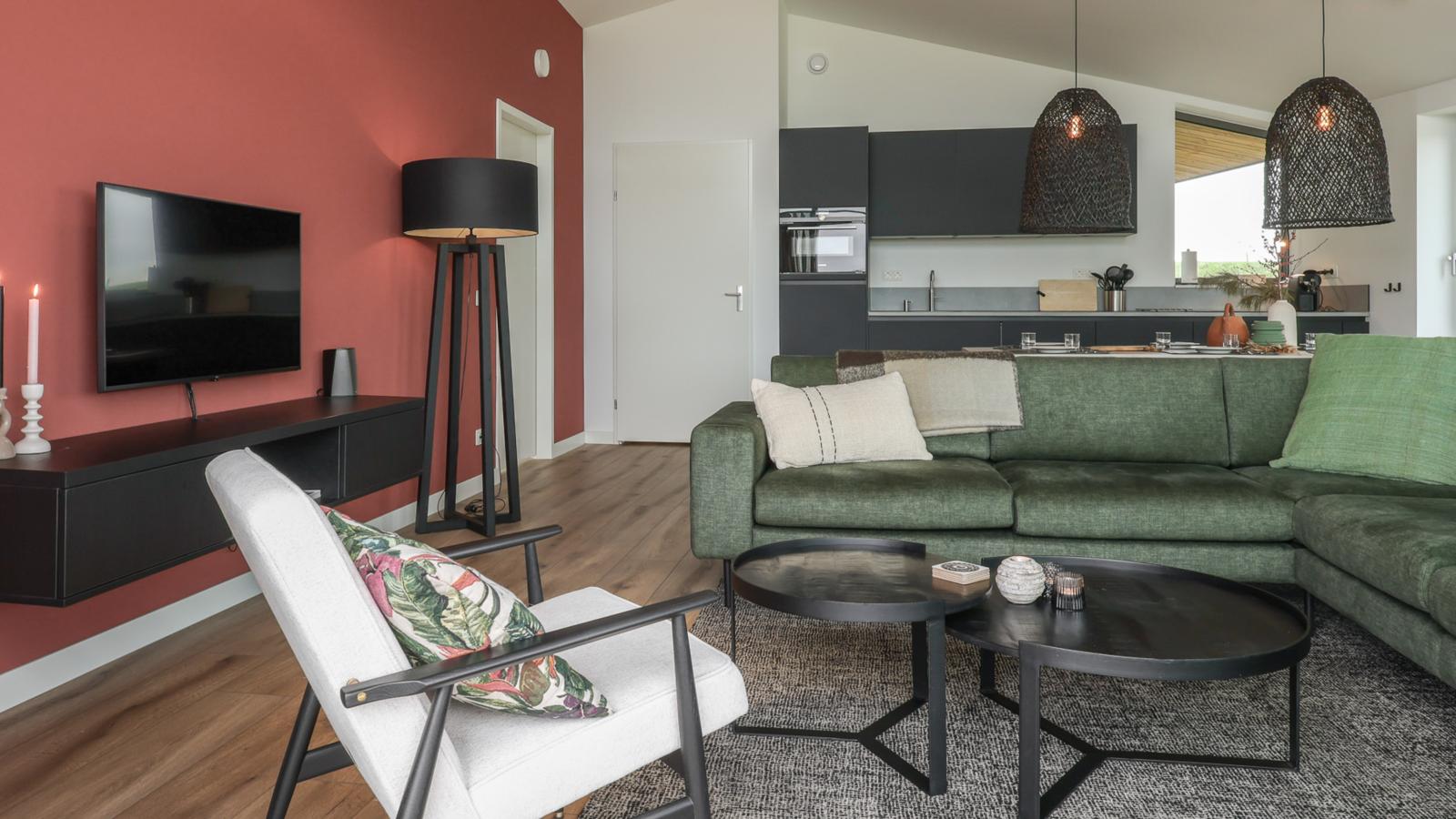 Natuurhuis Rietveer - Woonkamer