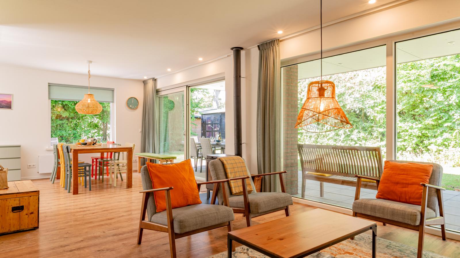 Zilte Duinvilla - Woonkamer