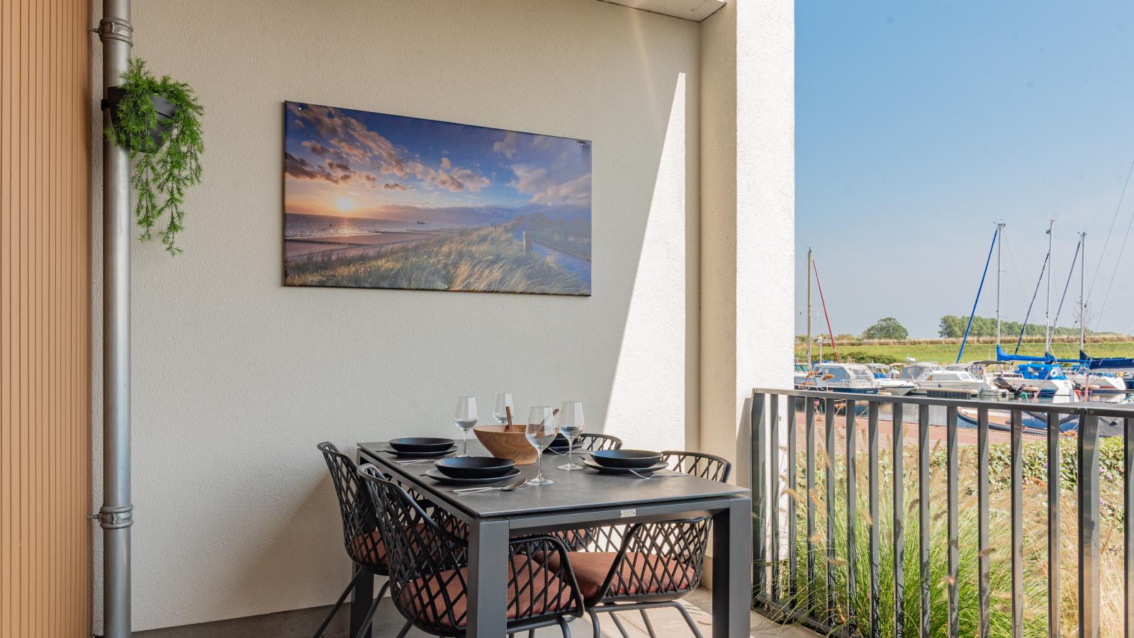 Het Havenverblijf - Terrasbalkon