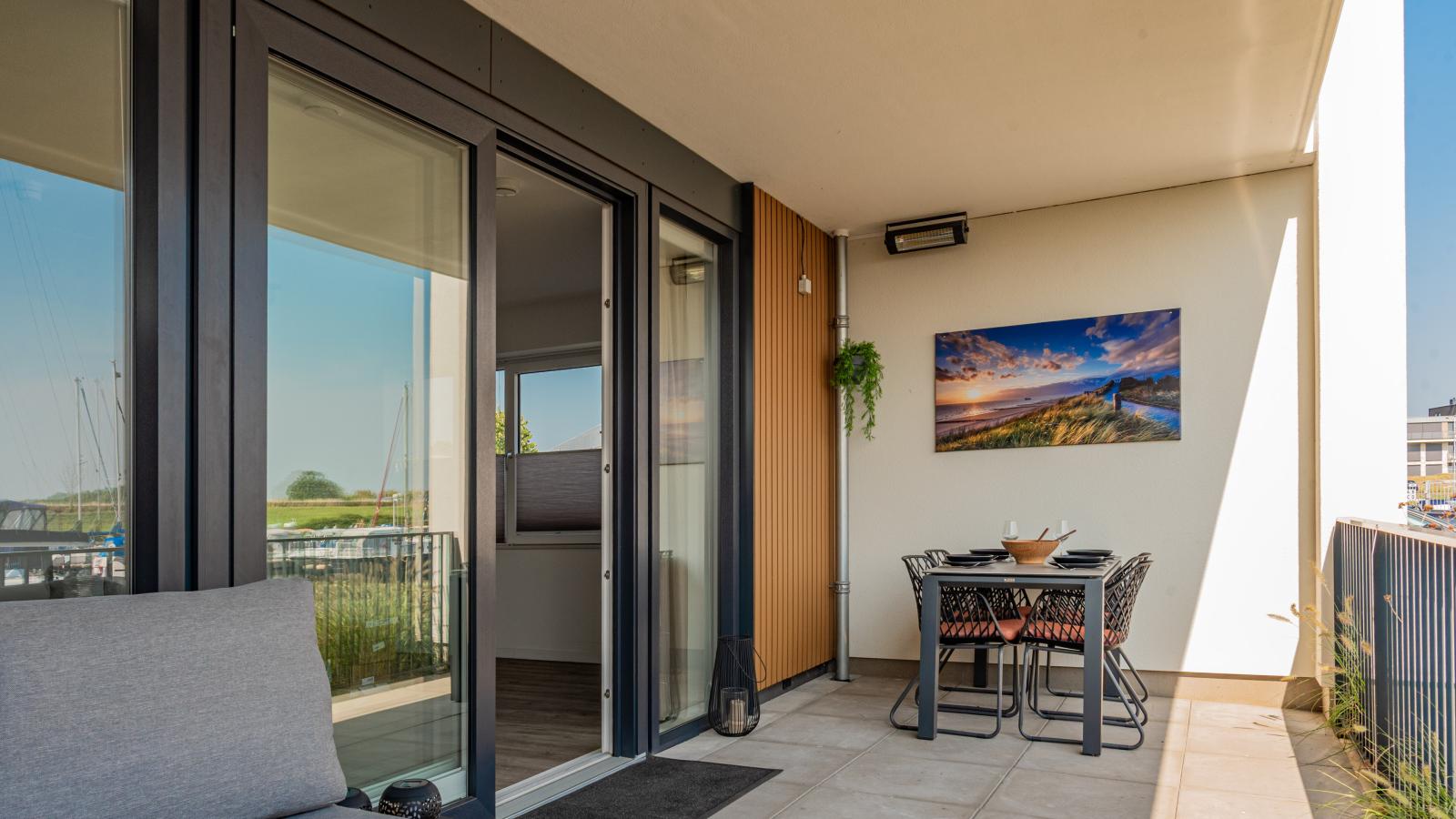 Het Havenverblijf - Terrasbalkon