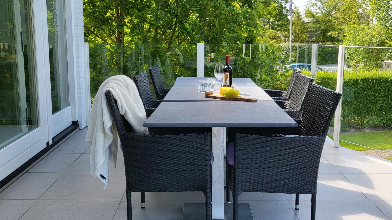 Meerzicht Schotsman - Terrasbalkon