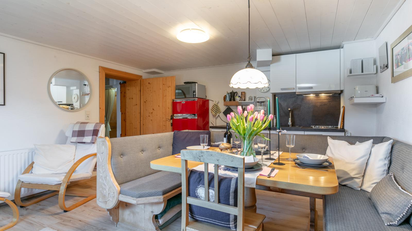 Fernblick Alpbach-Eetkamer