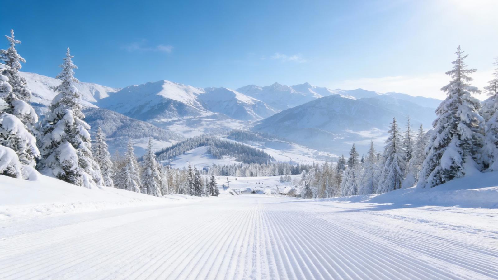 Seechalet Afritz-Gebied winter 20km