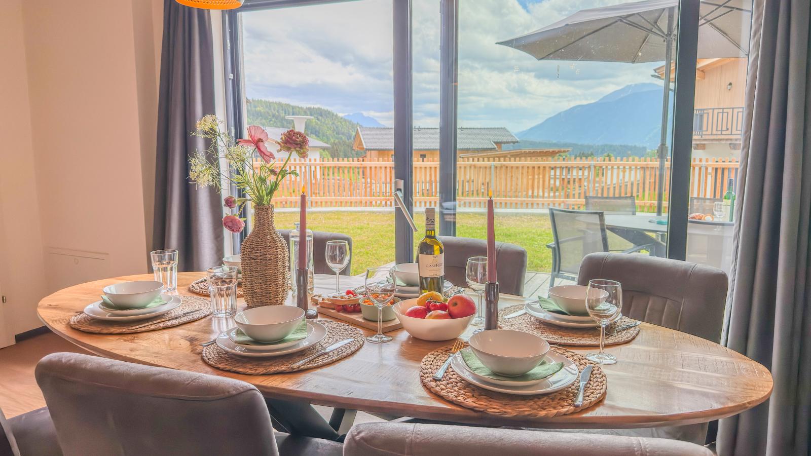 Obermöschach 1B - Esszimmer