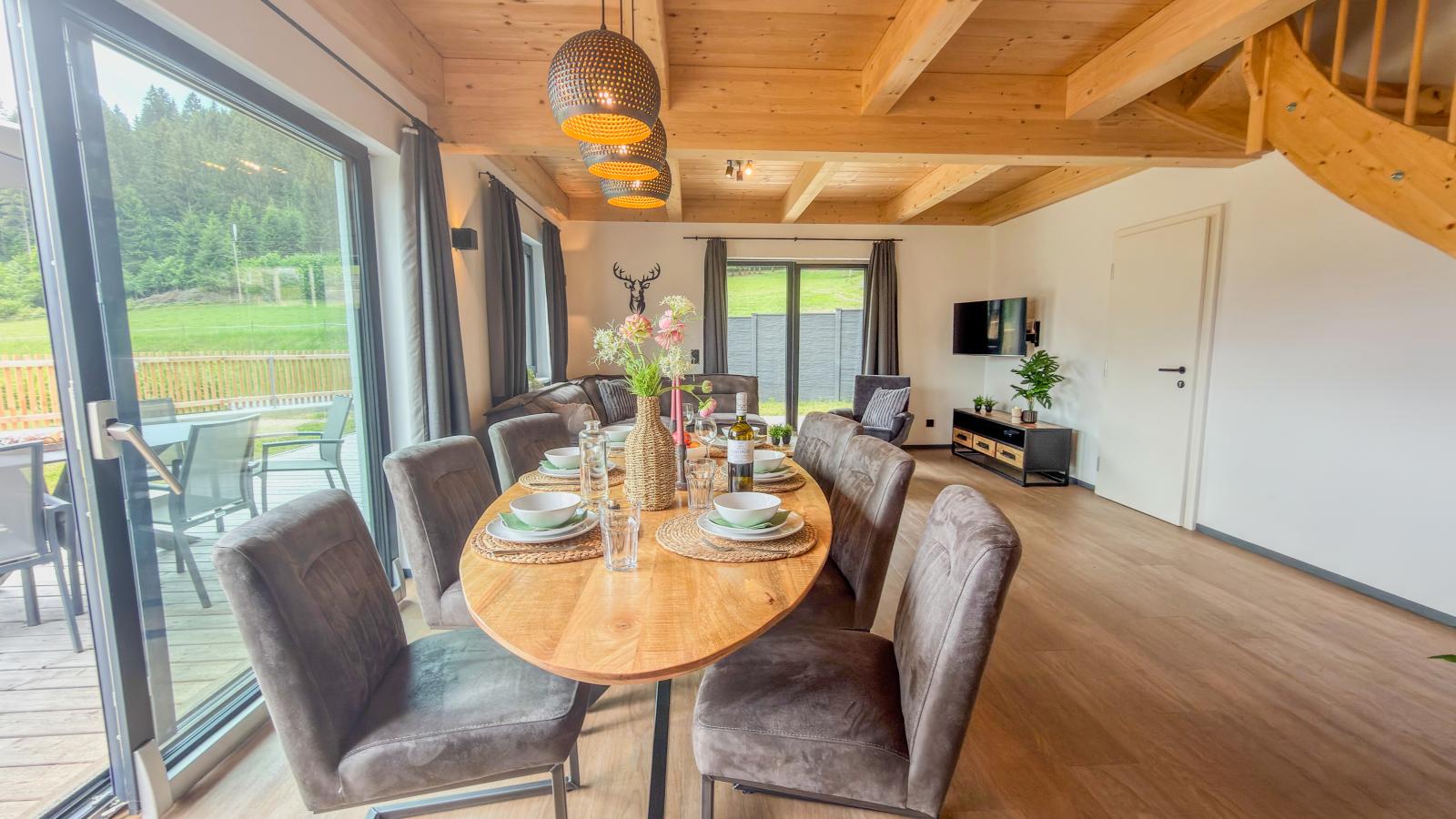Obermöschach 1B - Esszimmer
