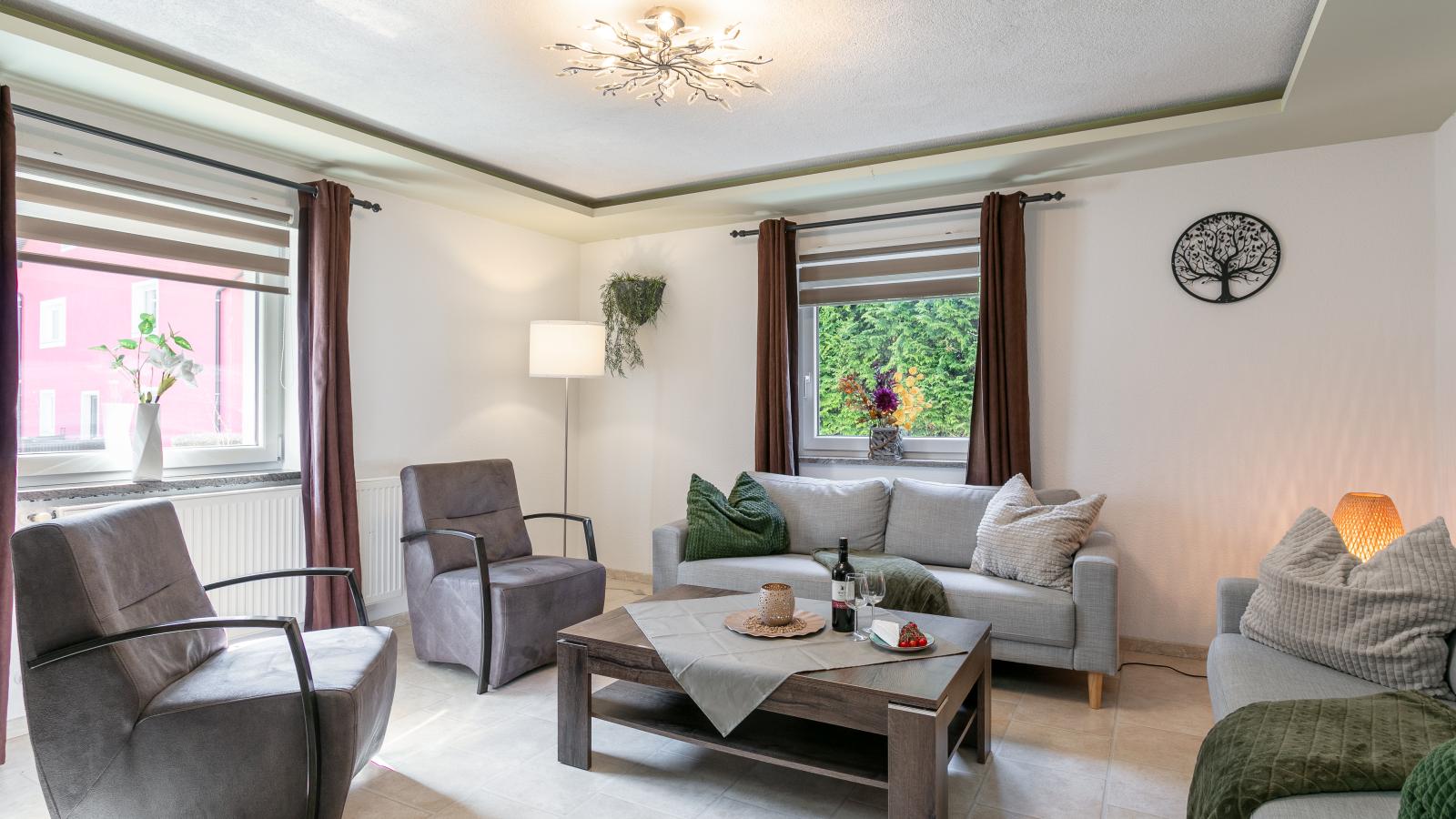 Gästehaus Inntal - Woonkamer