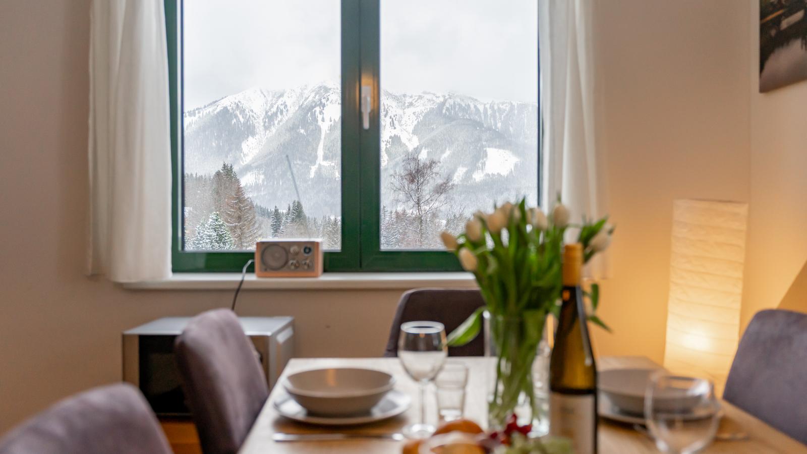 Passhöhe - Uitzicht winter