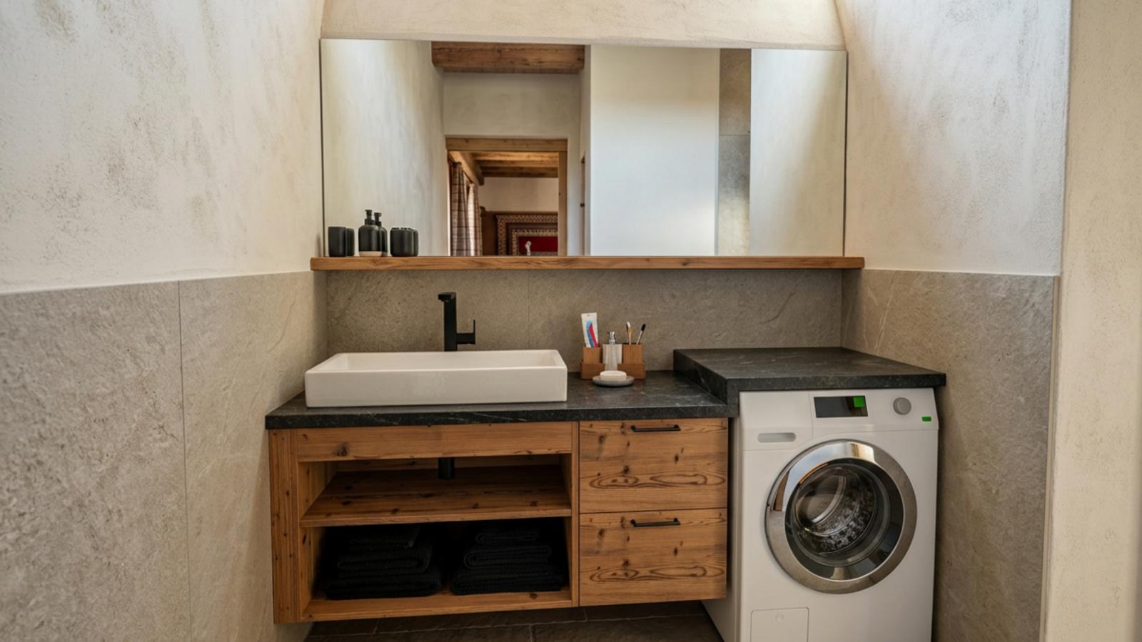 Marschbachhof Ferienwohung 1 - Badkamer