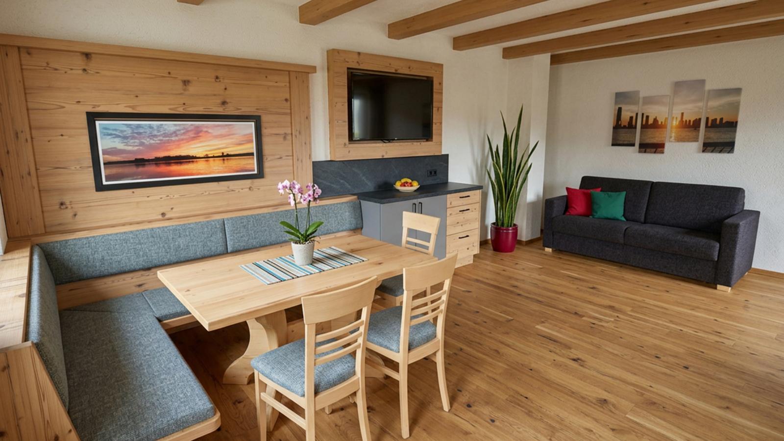 Marschbachhof Ferienwohung 1 - Eetkamer