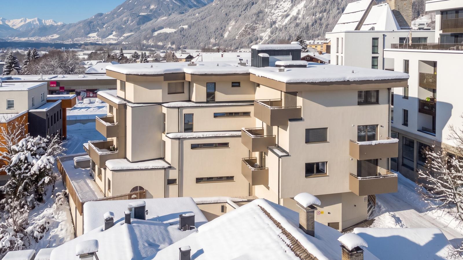 City Apartments Jenbach Top 1 - Extérieur hiver