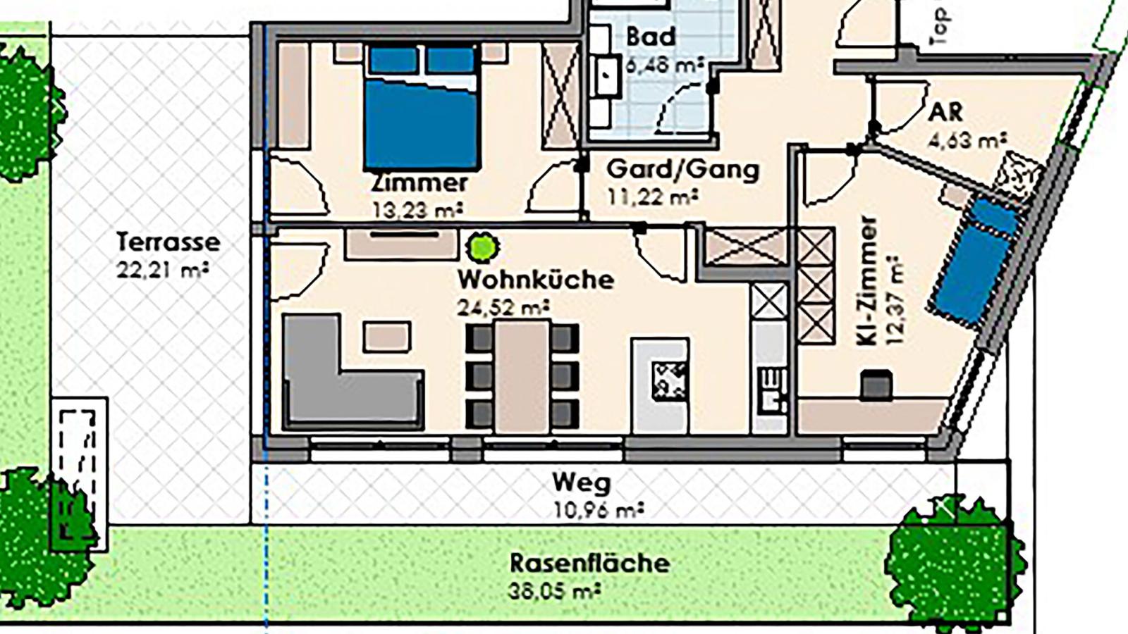 City Apartments Jenbach Top 1 - Grundriss