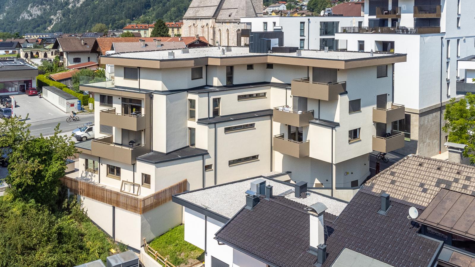 City Apartments Jenbach Top 17 - Außenbereich Sommer