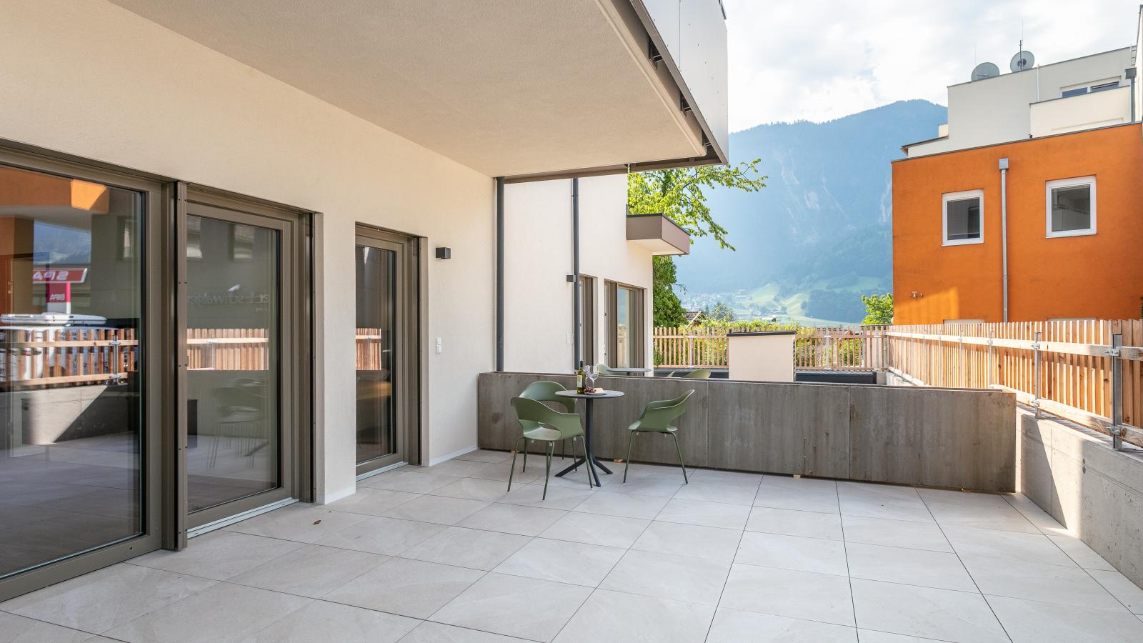 City Apartments Jenbach Top 17 - Terrasse/Balkon